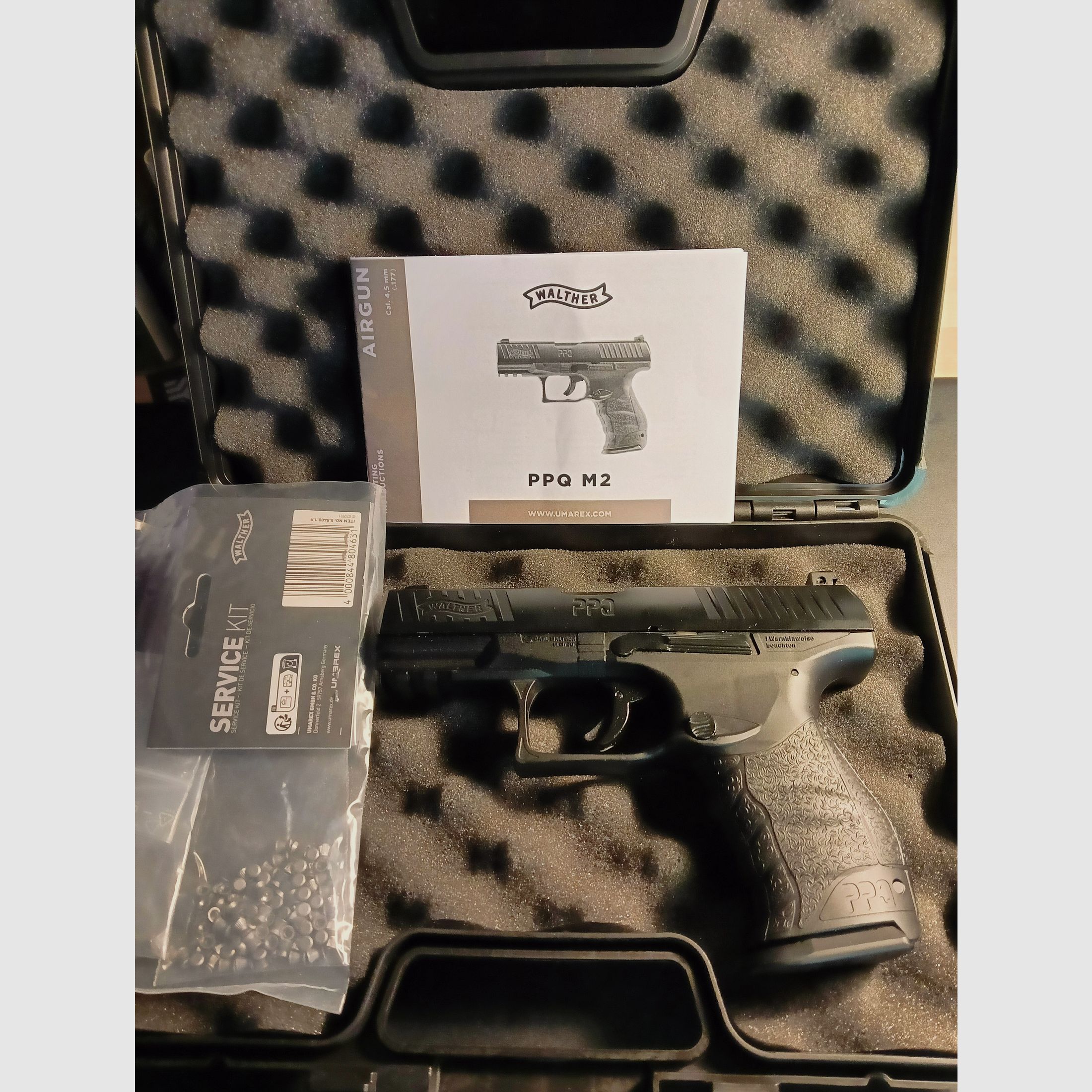 Umarex Walther PPQ M2 CO2 4,5mm Diabolos 21 Schuss Kettenmagazin TOP, Bild 8 von 15