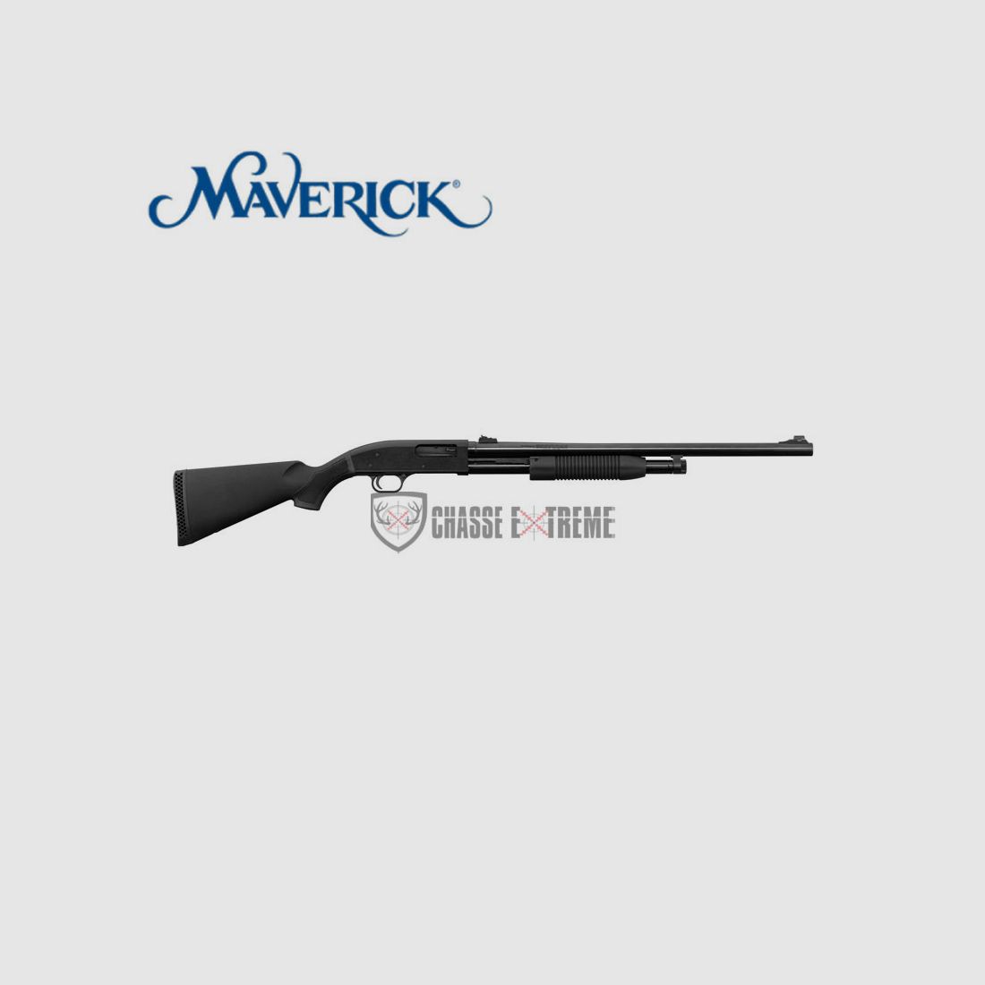 Pumpflinte MOSSBERG MAVERICK 88 mit gezogenen Lauf 61cm Kal. 12/76, Bild 4 von 7