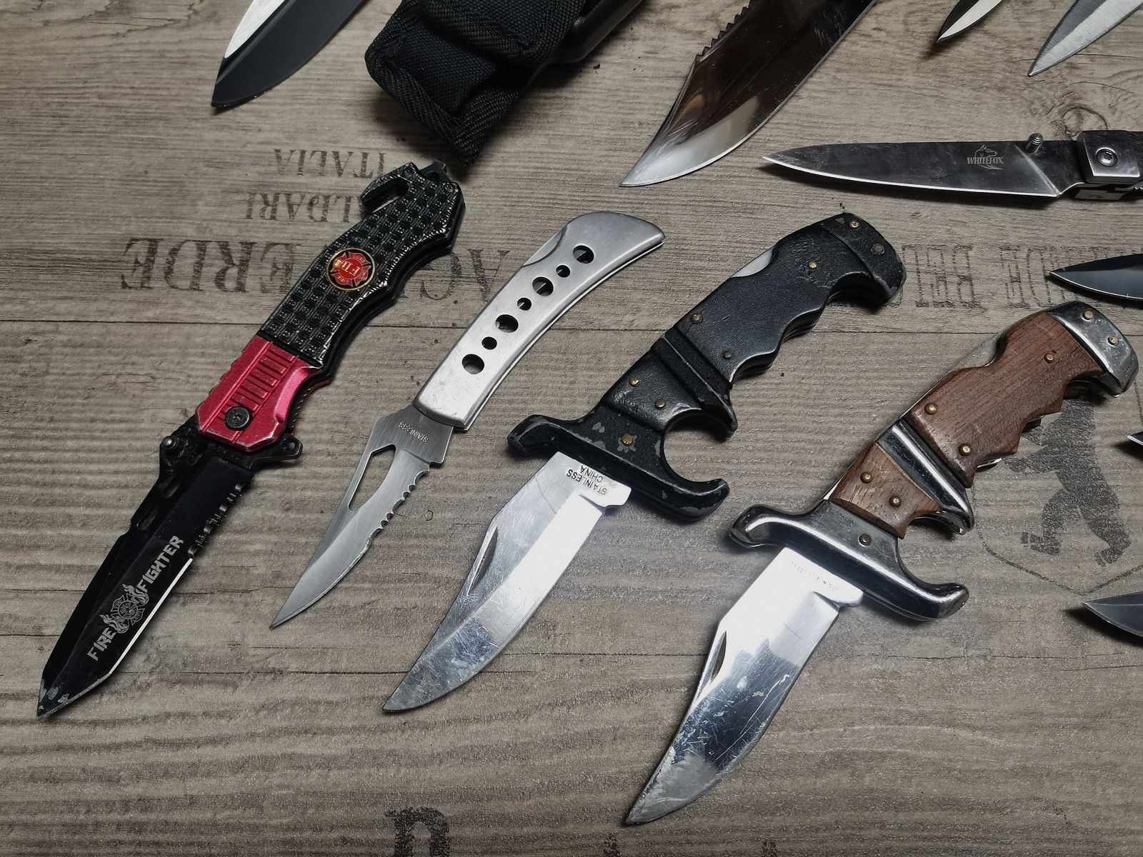 Haller Walther Böker Herbertz etc. Messer Konvolut Einhandmesser Springmesser Karambit Dolch 