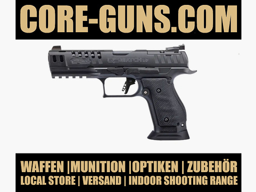 Pistolet Walther Q5SF OR Edycja Limitowana DSB/IPCS 9mm Luger z mistrzowskiej manufaktury Walther UVP: 2468€