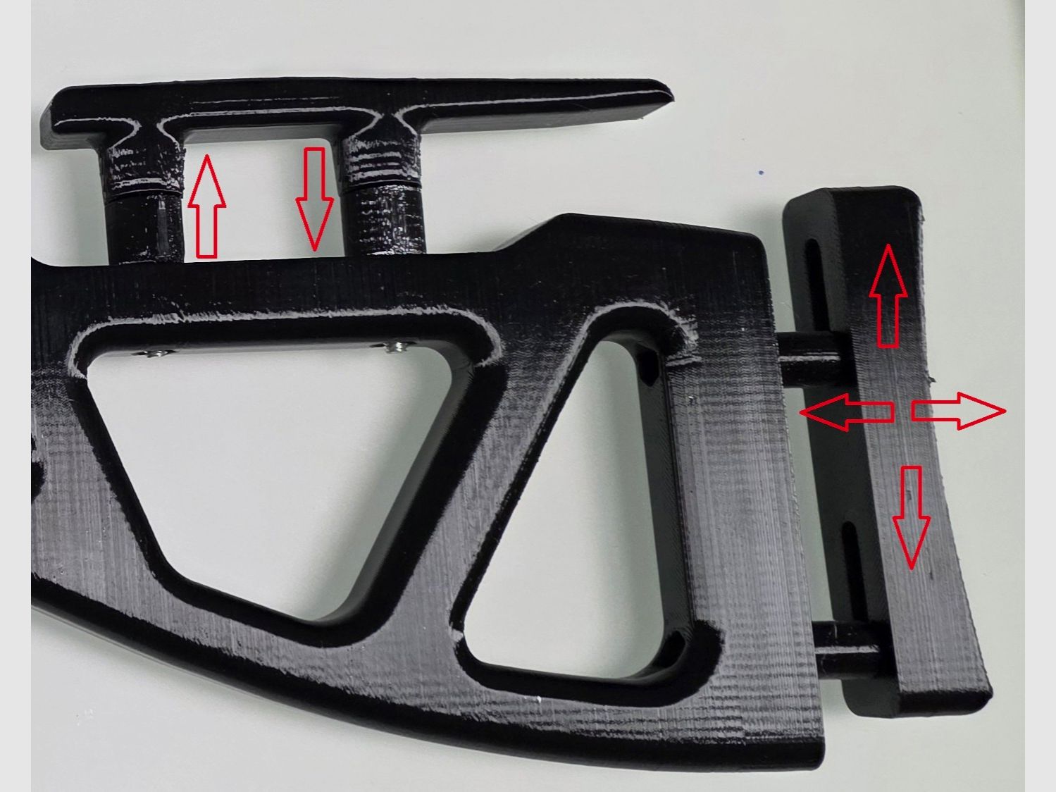 Grip / stock for Diana Chaser Bandit Airbug PETG black #02