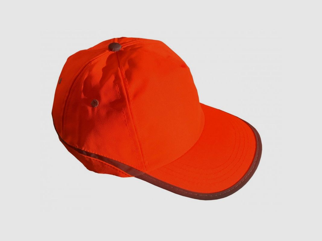 Orange high visibility hat, image 3 of 3
