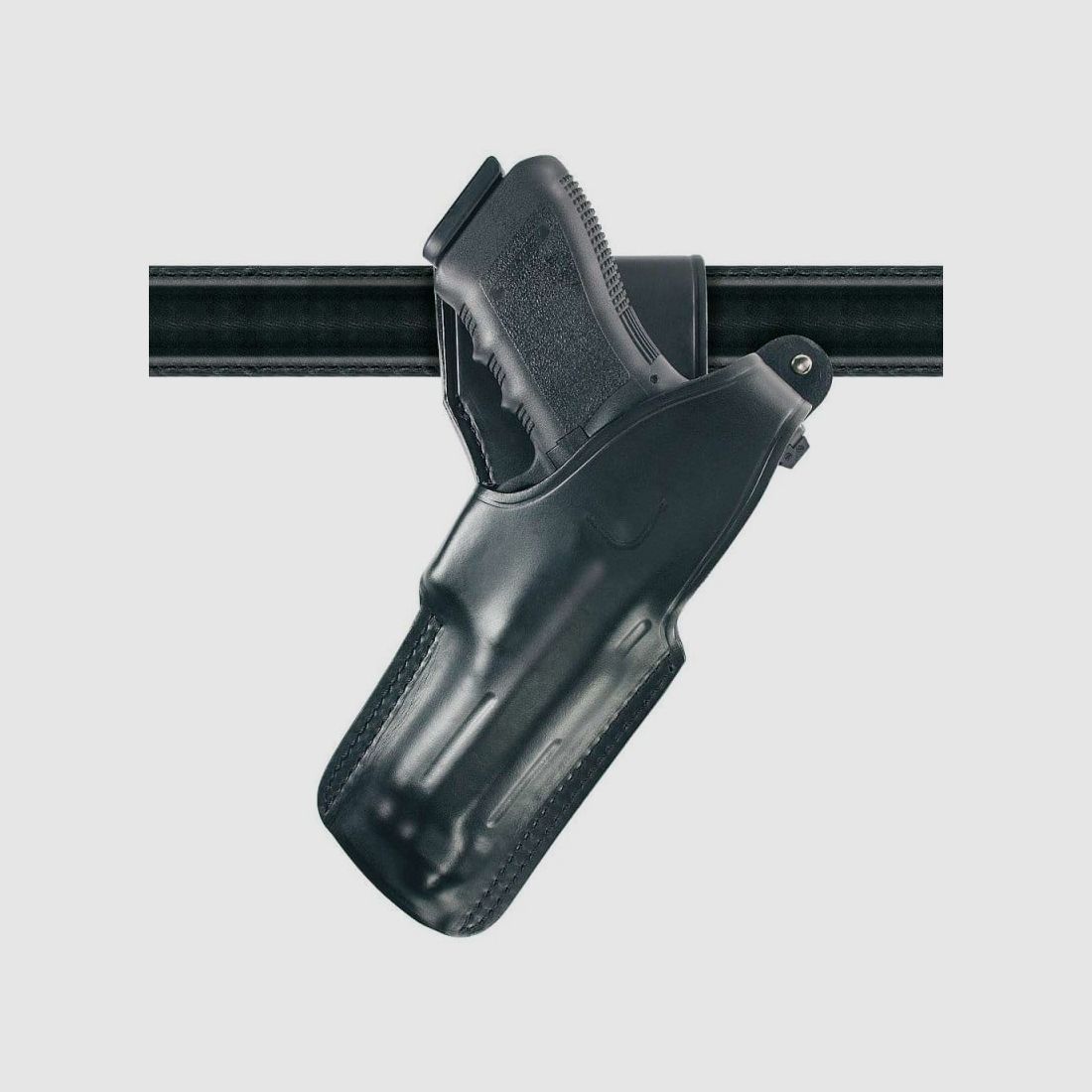 RADAR HOLSTER DUTY LEDER TIEF MIT VERSCHLUSS FÜR GLOCK 17 19 22 COD 5148-5520, Bild 1 von 4