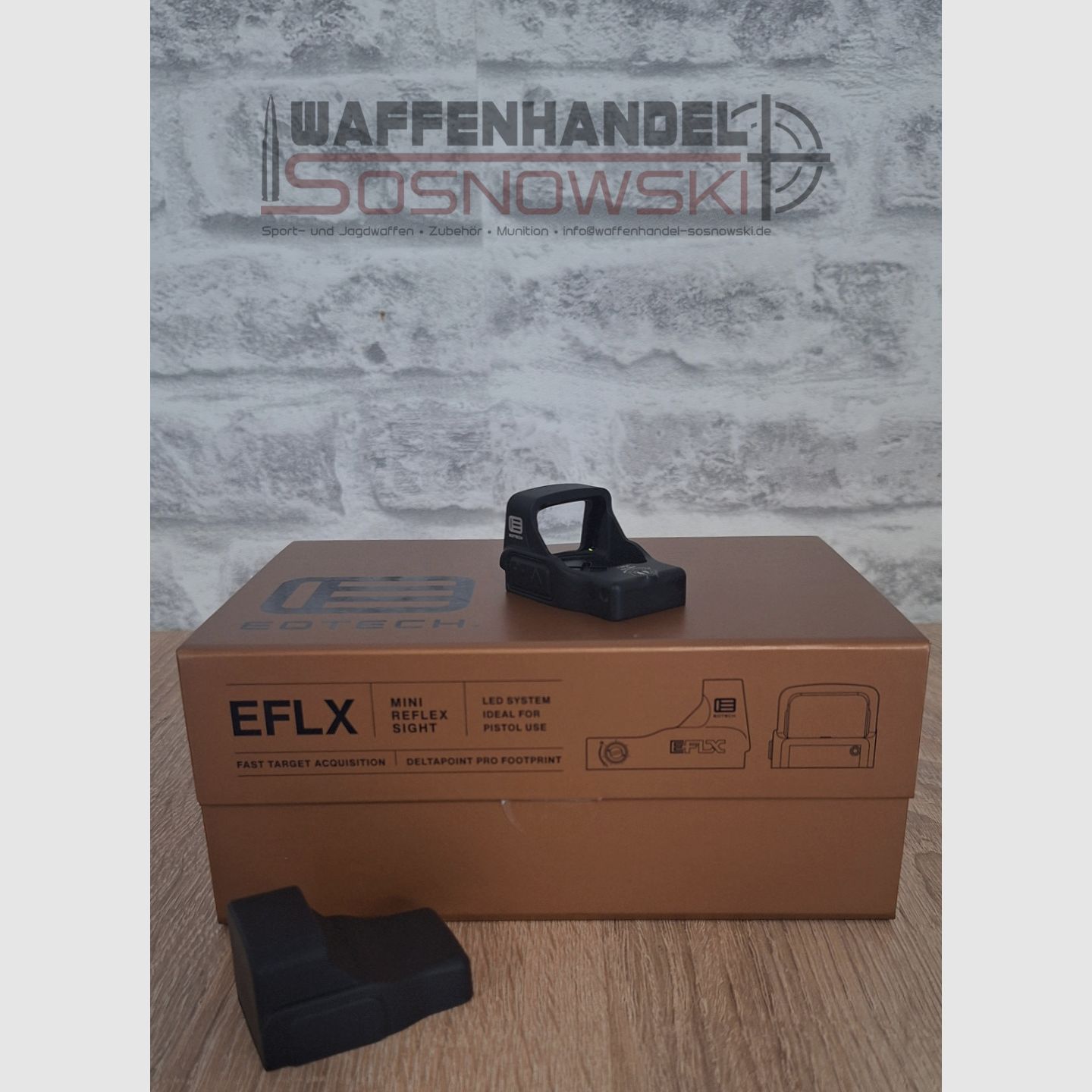 Visor reflex mini EOTech EFLX 3MOA, negro