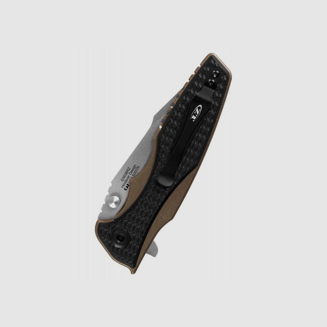 Zero Tolerance 0393BRZ Hinderer KVT Taschenmesser, G10, Bronzefarben, CPM S35VN