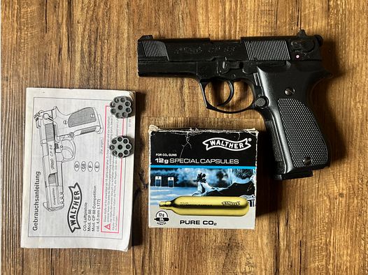 Walther CP88 gas pistol blank firing gun