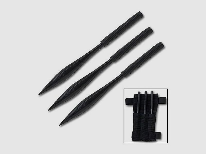 Ensemble de 3 fléchettes avec étui pour avant-bras