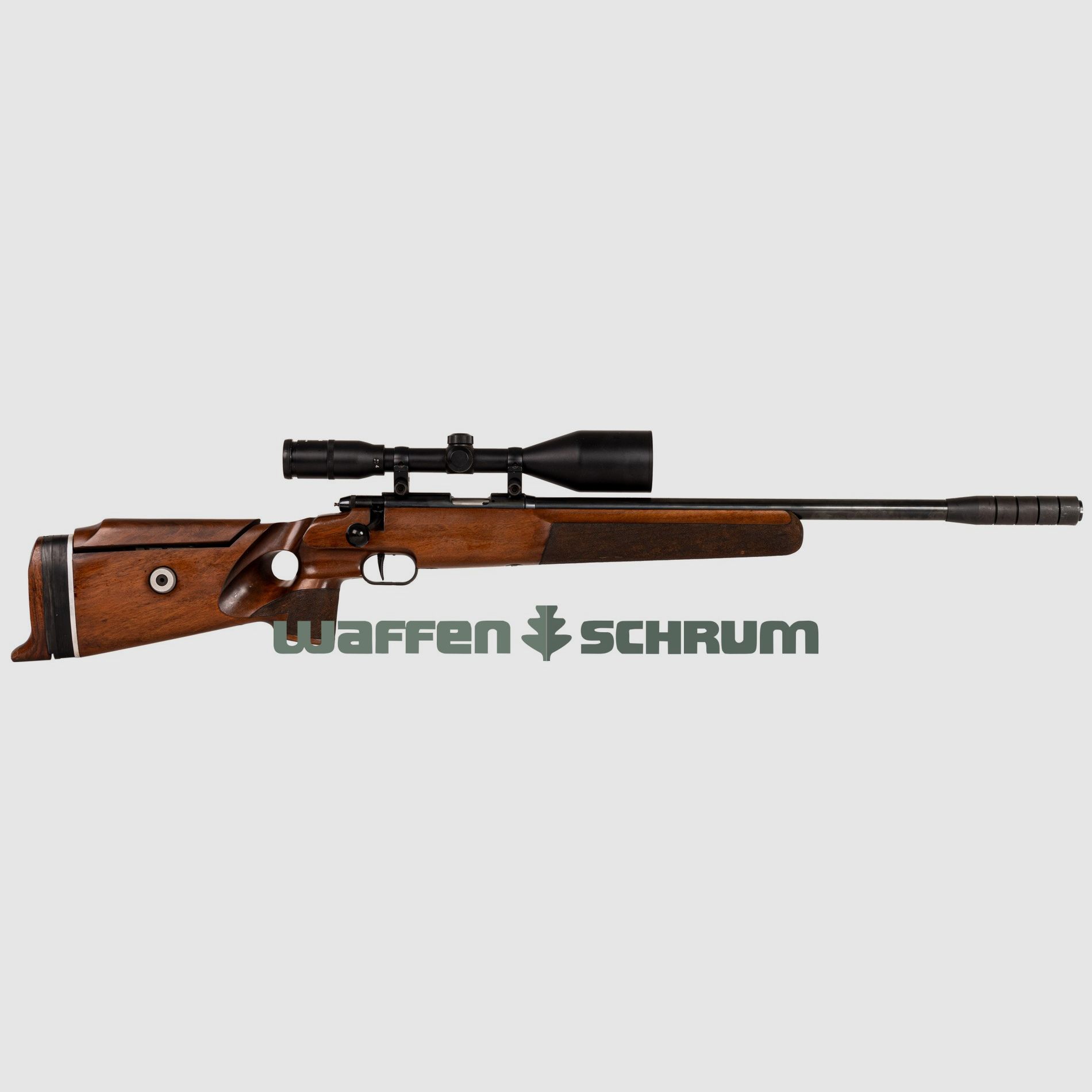 Anschütz 1408 , ZF Otha 4-12x56 Abs. Plex, Festmontage 25,4 Ringe, .22lr