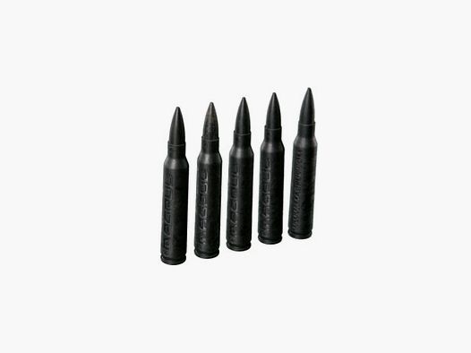 Magpul 5.56 NATO Dummy cartucce, 5 per confezione Nero