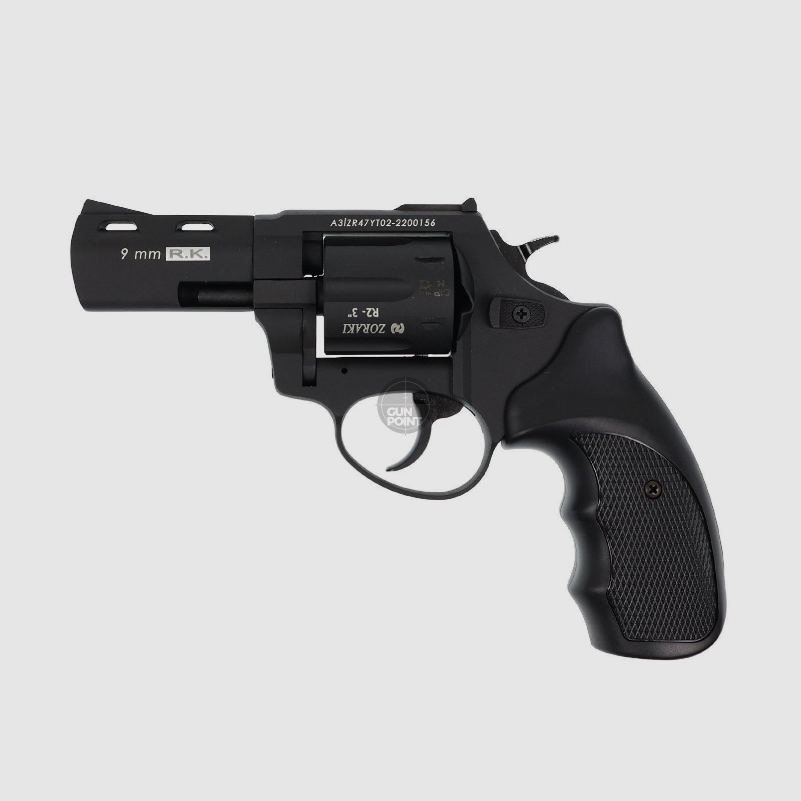Schreckschuss - Gas Signal Revolver Zoraki R2 3' Kal. 9mm R.K. schwarz