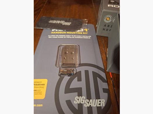 SIG SAUER ROMEO 1 inkl. SIG Adapterplatte GLOCK MOS