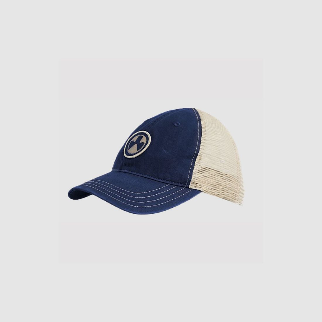 MAGPUL ICON PATH GARMENT WASHED TRUCKER HAT NAVY/KHAKI, afbeelding 2 van 3