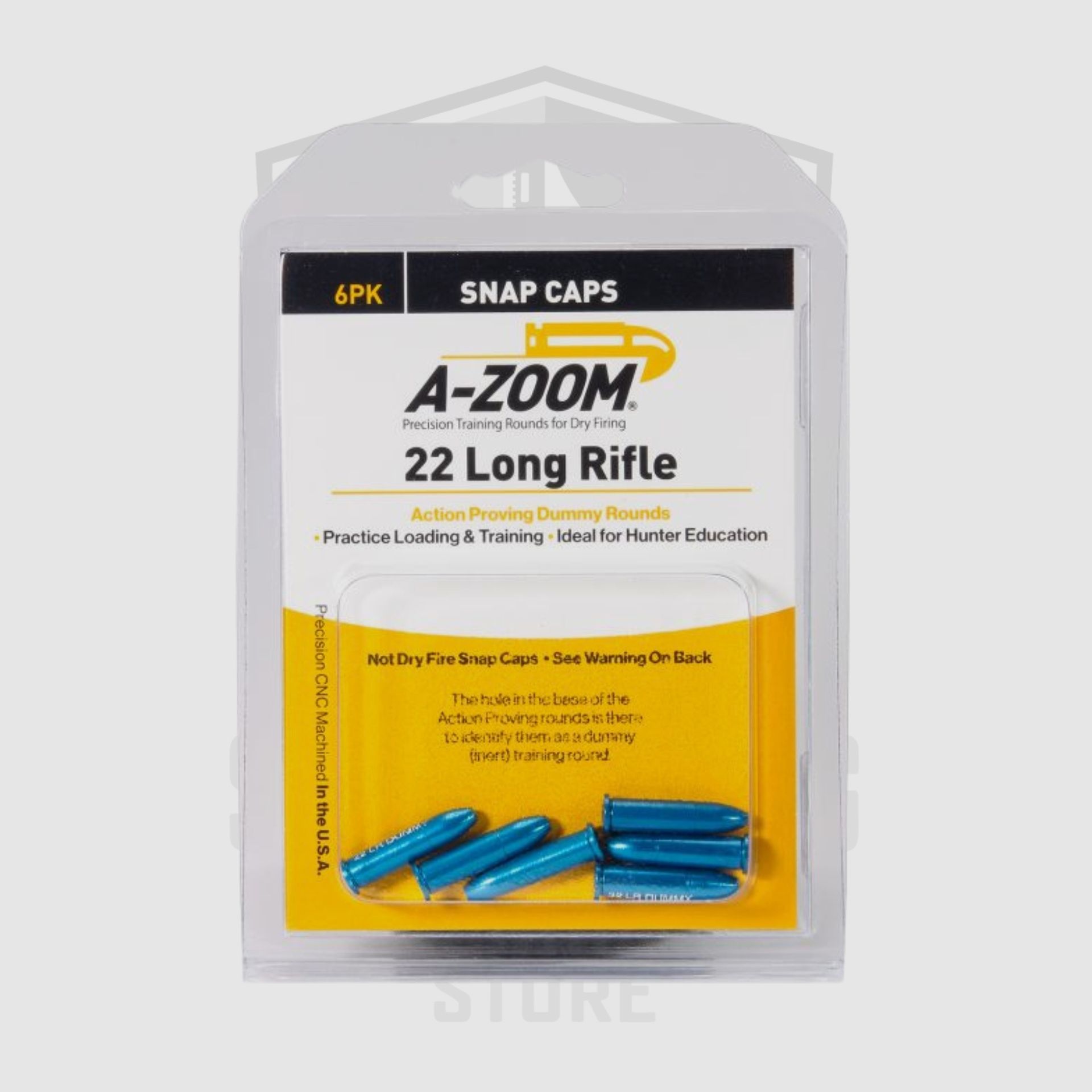 A-Zoom .22LR Snap Caps Manipulierpatrone 5er Pak Blue, Bild 2 von 2