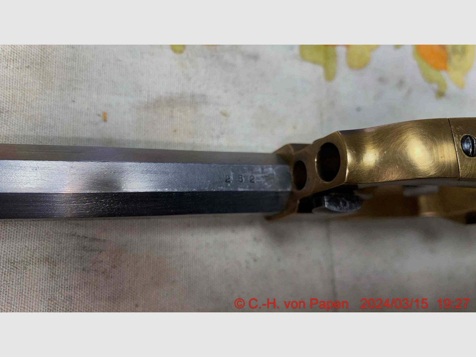 Revólver de percusión Spiller & Burr Cal. 36