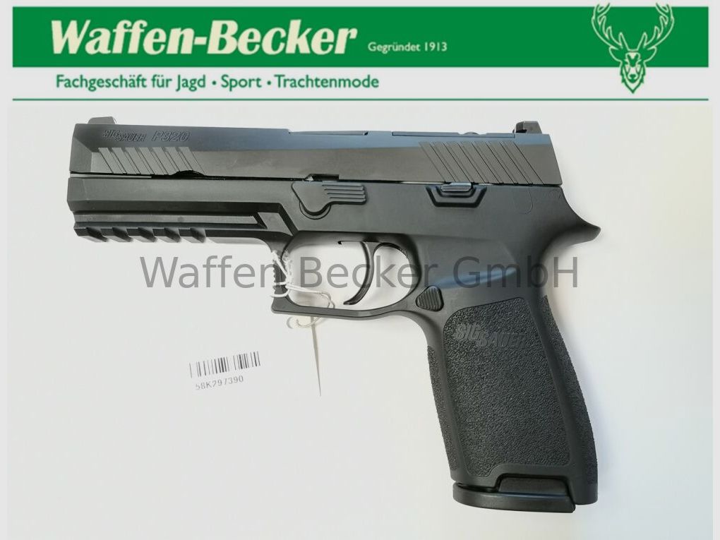 SIG-Sauer SIG-Sauer P320 Full Size OR 17 Schuss, Kal. 9mm Luger, schwarz