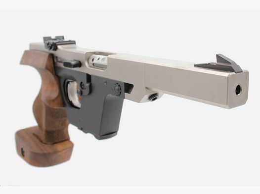 Walther Sport- en autoriteitenwapens Walther GSP Sportpistool Kal 22 L.R. gebruikt (BJ.85) Nikkel