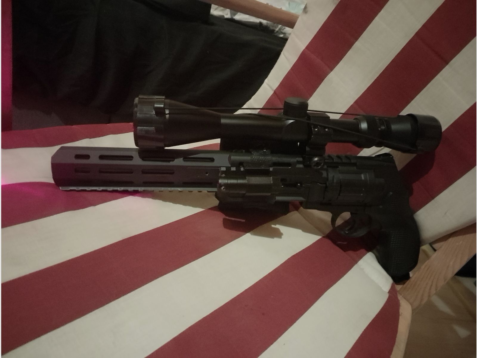 3-9x40 richtkijker op Long T4e HDR50 tactisch geweerkit Rood punt rubberen kogels RAM paintball marker Cal .50 set laser CO2 capsules revolver lange loop