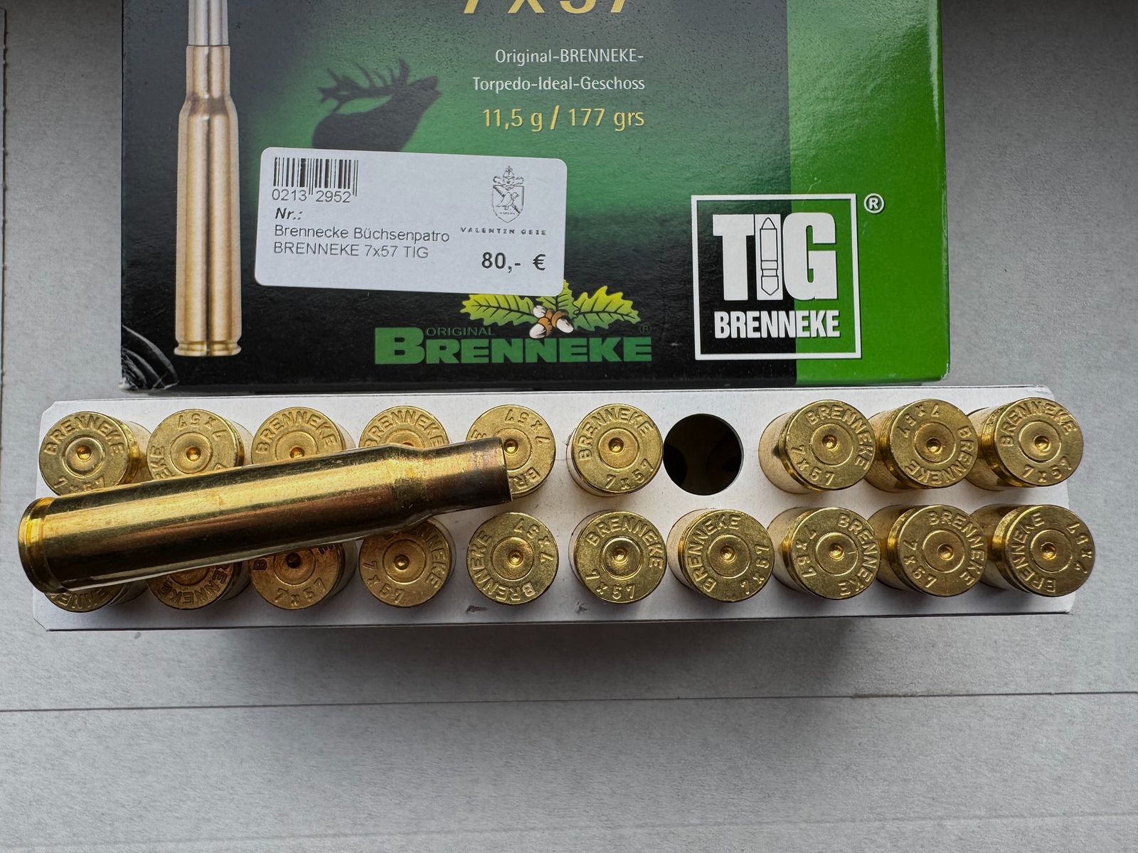 Hülsen Kal. 7x57 Brenneke, Bild 2 von 7