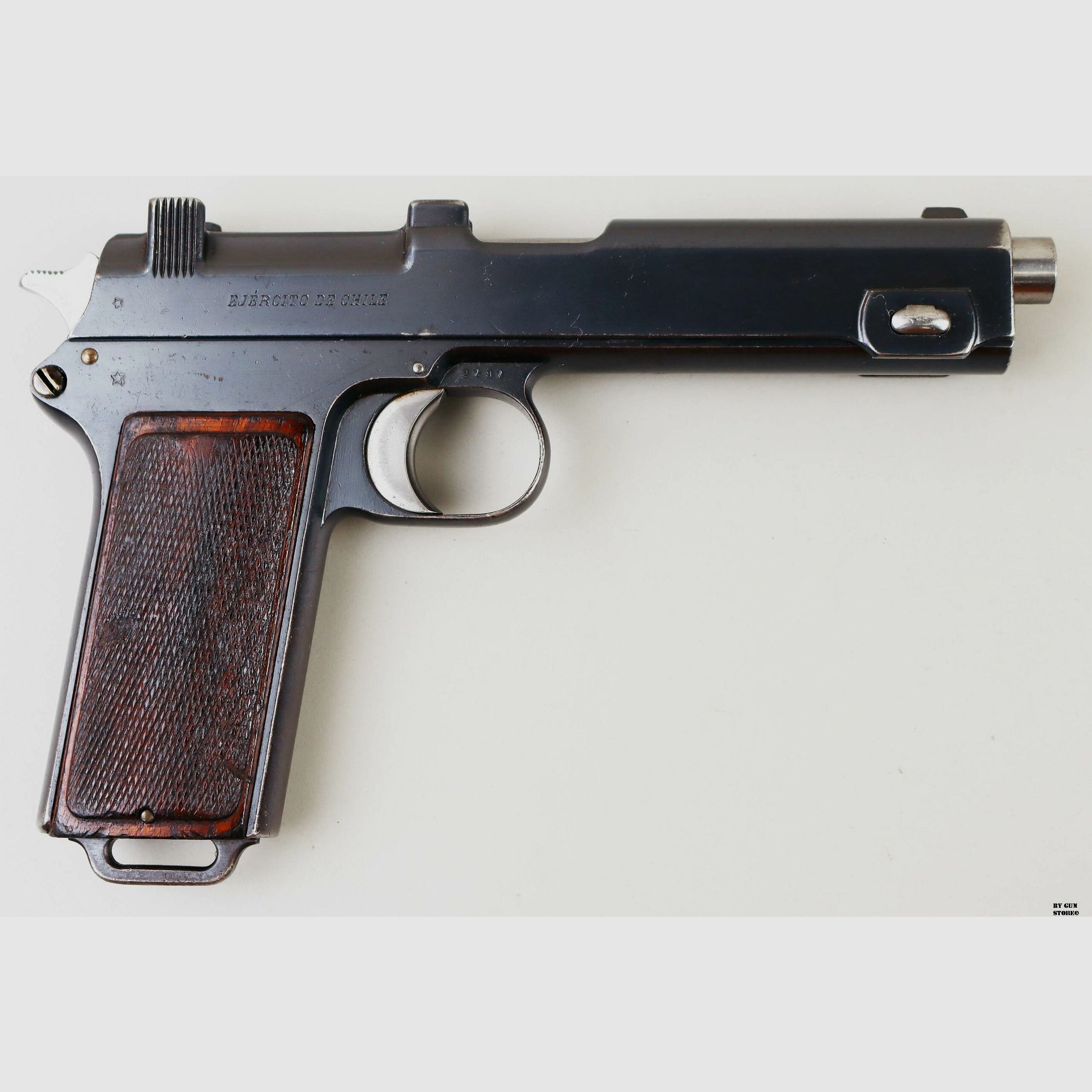 Pistole Steyr Repetierpistole Mod. 1911 Ejercito de Chile cal. 9 Steyr matr. 3211C, Bild 3 von 9