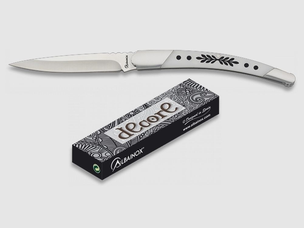 Coltello a serramanico spagnolo sottile ws6 lama 8,8 cm, scatola regalo