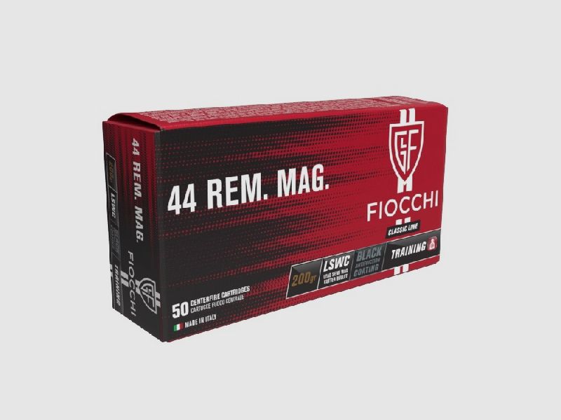 Fiocchi kal. 4.. revolver .44RemMag LSWC Teflon 50 stuks 13,0 g/200grs, afbeelding 1 van 2