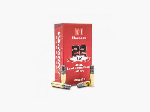 MUNITION HORNADY 22 LR 40 LRN