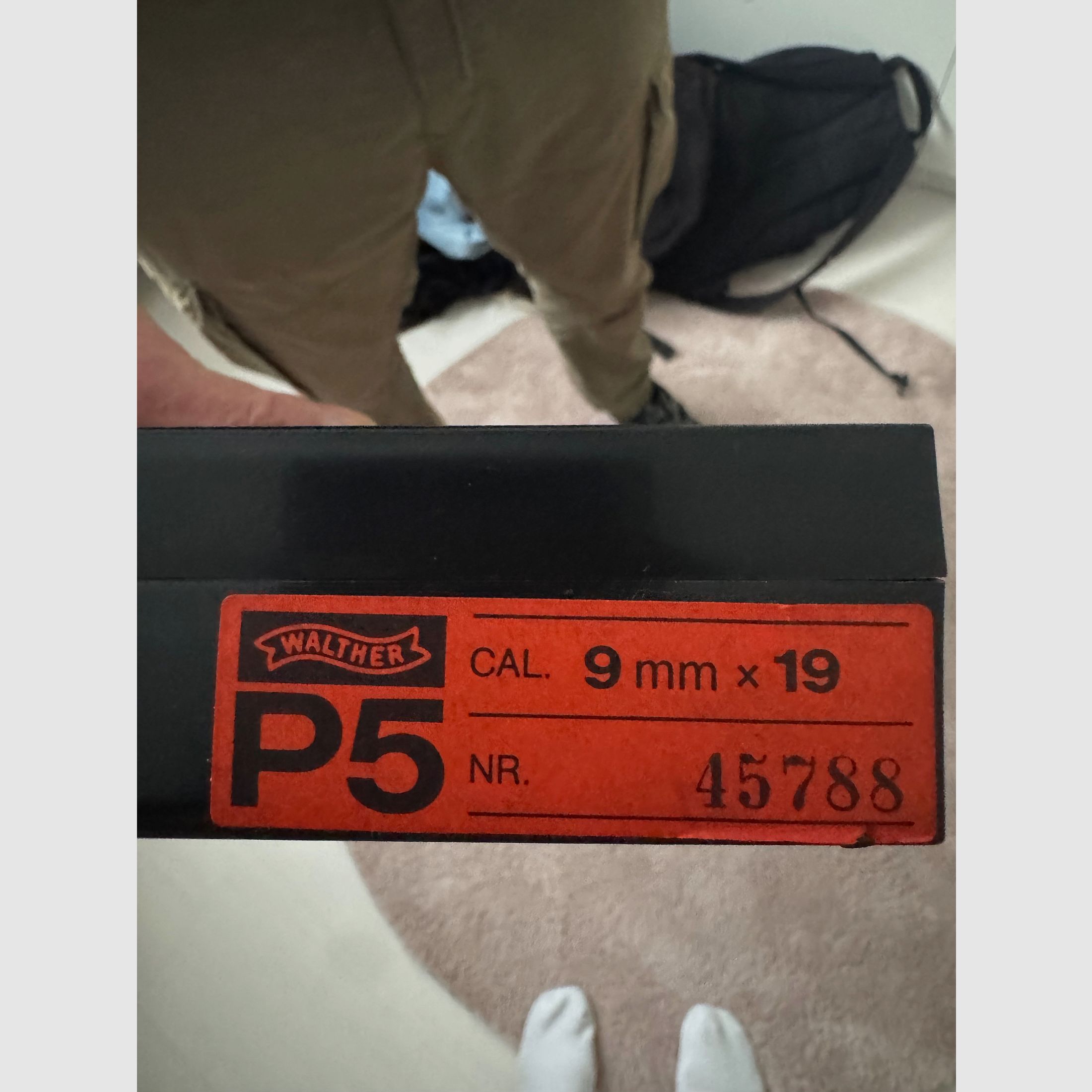 Walther P5 – calibre 9 × 19 – peu utilisé (env. 20 coups)