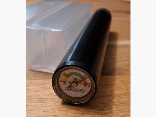 Prelutec Pressluftkartusche für Luftpistole – neu & unbenutzt - Anschütz