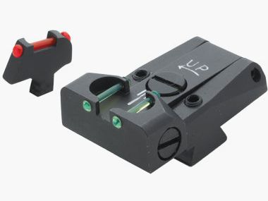 LPA TTF45CT Fiber Optic Sight Set for Colt M1911A1 – Fiber Optic