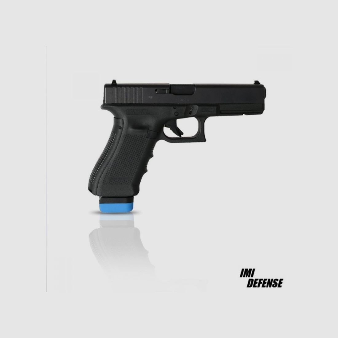 Glock Magazinboden aus Gummi - Blau