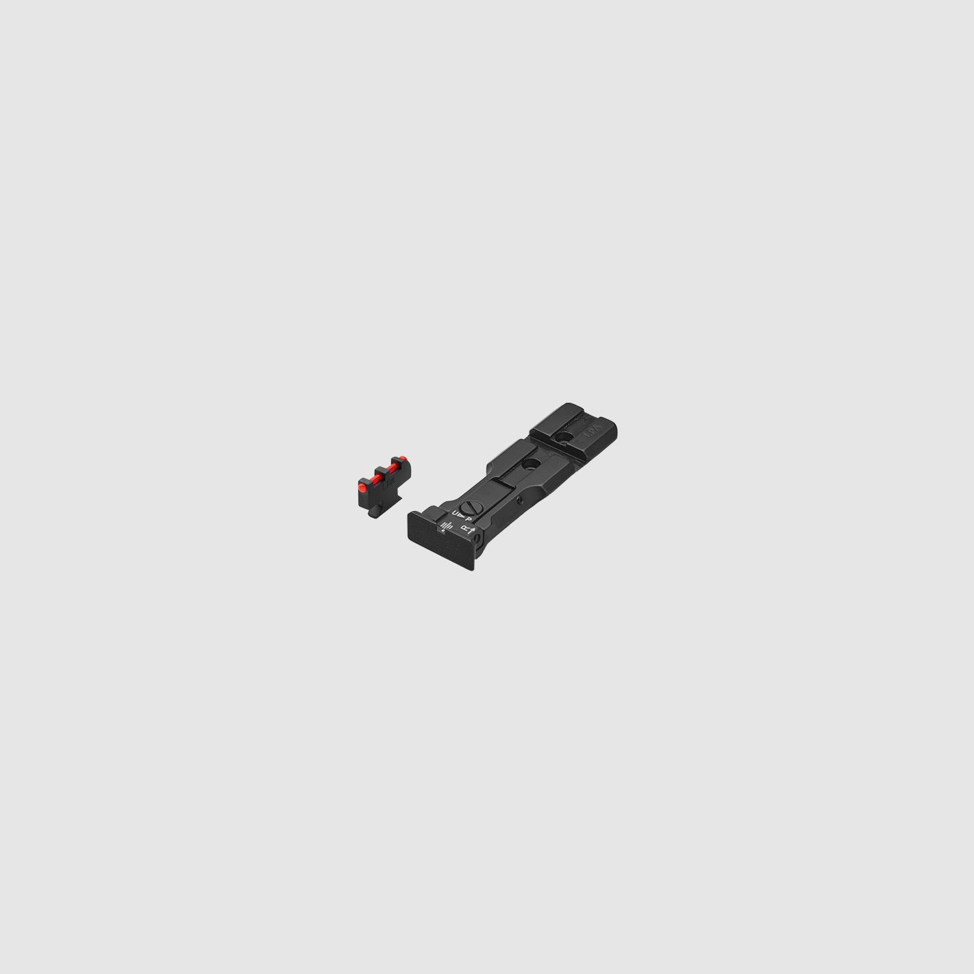 LPA SIGHTS WEAVER BLACK FÜR S&W MIT EINGEHÄNGTEM KORN