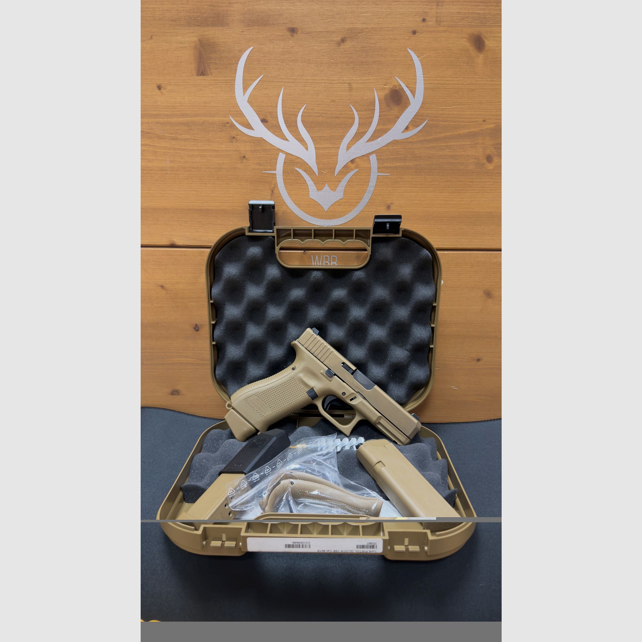 Glock 19X Coyote 9x19 - Komplettpaket