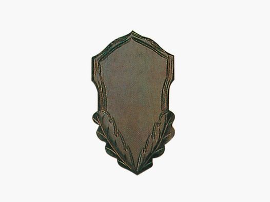 REH SCHILD EICHE GESCHNITZT 20X12CM DUNKEL