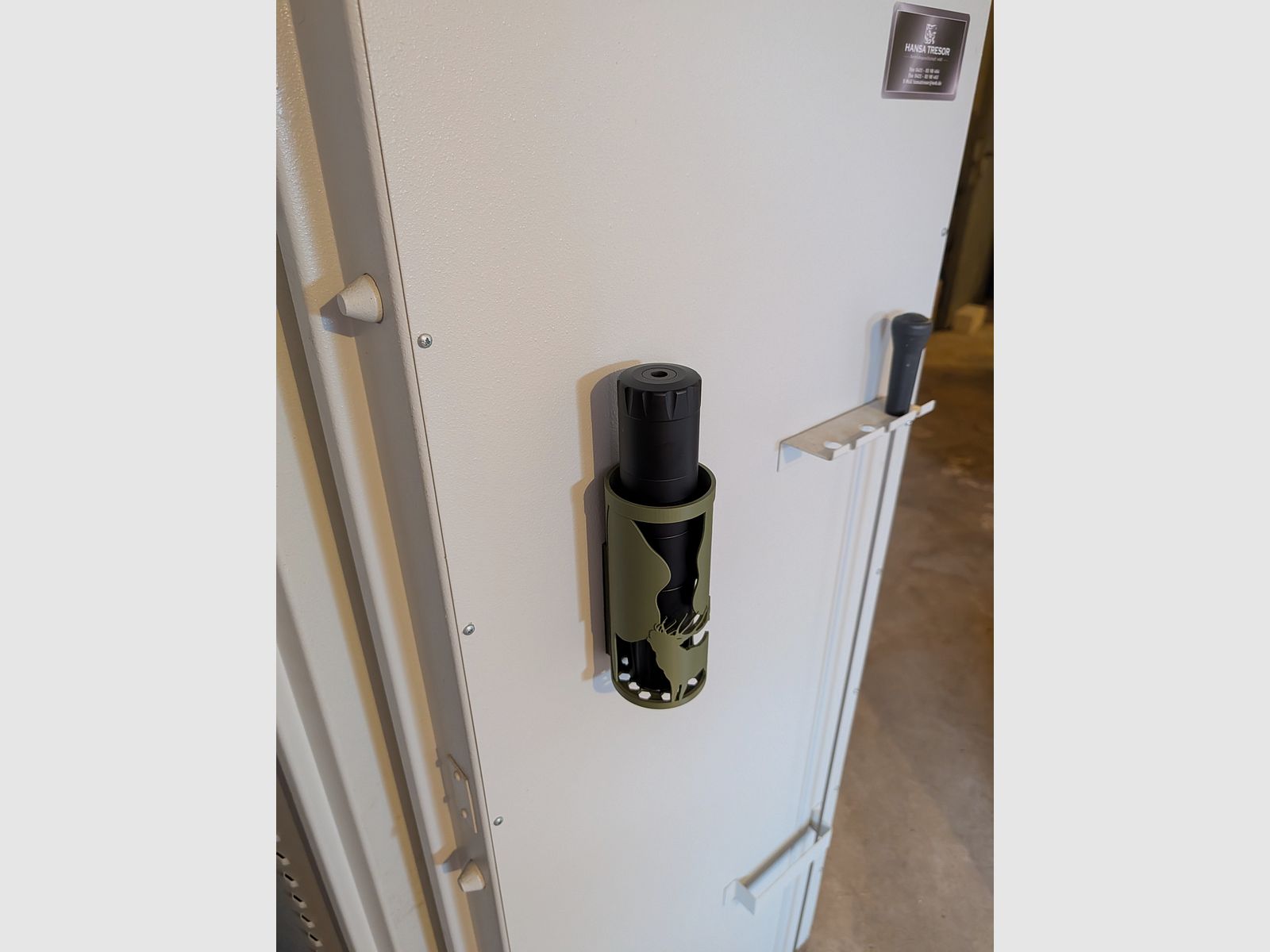 Soporte de silenciador magnético con diseño de ciervo - 65mm