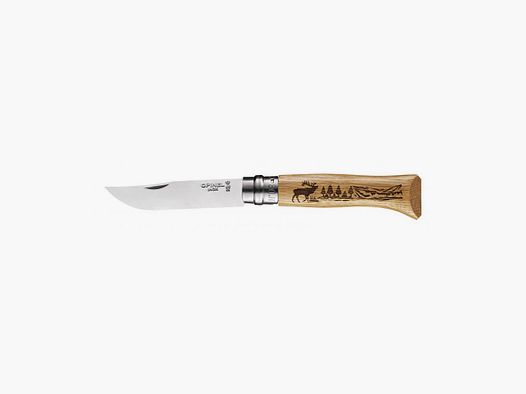 OPINEL-MESSER N°08 ANIMALIA HIRSCH 2019 (015715)