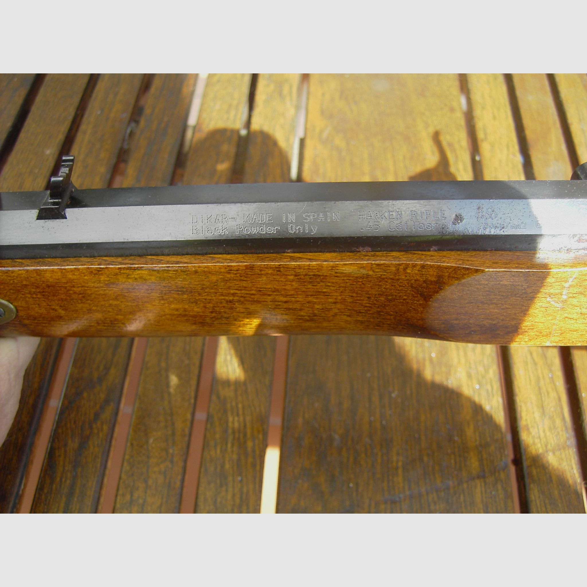 Vorderlader Dikar Made in Spain Hawken Rifle 45 cal.