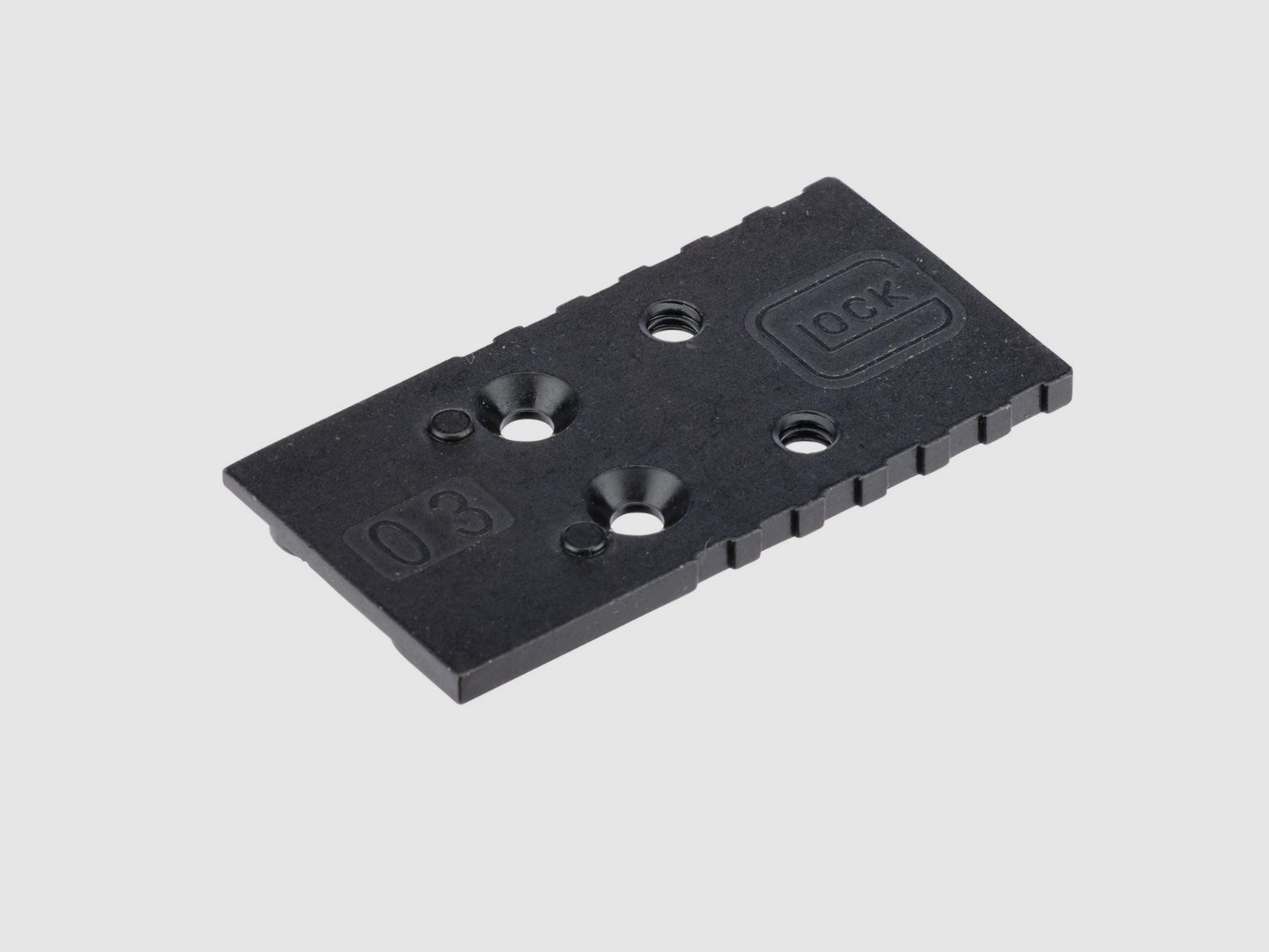 GLOCK Montage f. Leuchtpunktvisier Adapterplatte 03 C-More f. GLOCK MOS SmallFrame, Bild 1 von 2