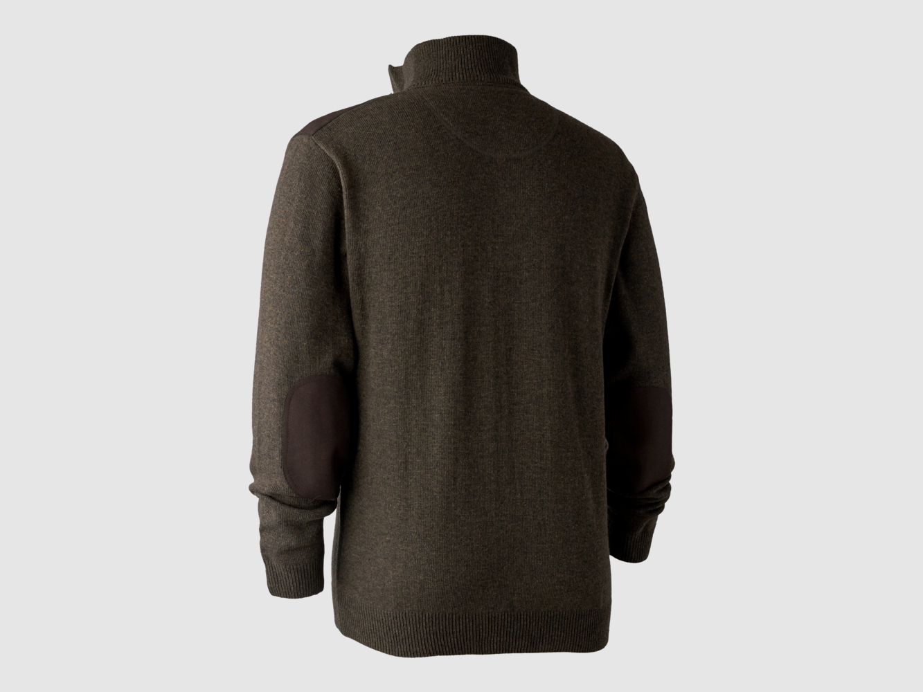 Deerhunter Sheffield Strickpullover mit Reißverschlusskragen Dark Elm, Bild 2 von 5
