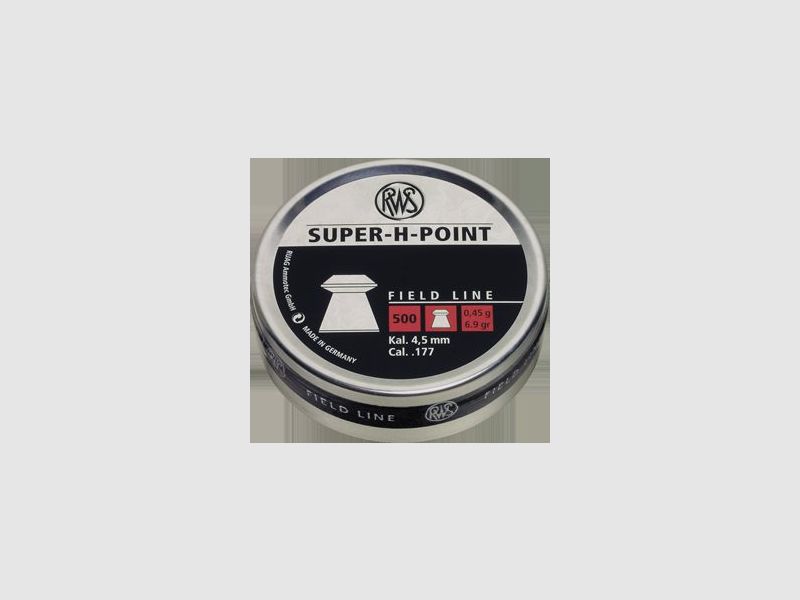 RWS Diabolo cal. 4,5 mm SUPER-H-POINT 500 pz a punta cava