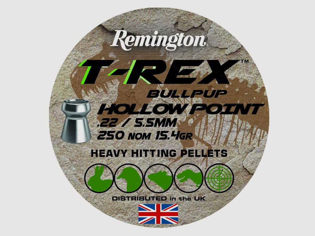 Remington T-Rex Bullpup Hollow Point Kal. .22 / 5,5mm, 250 Schuss