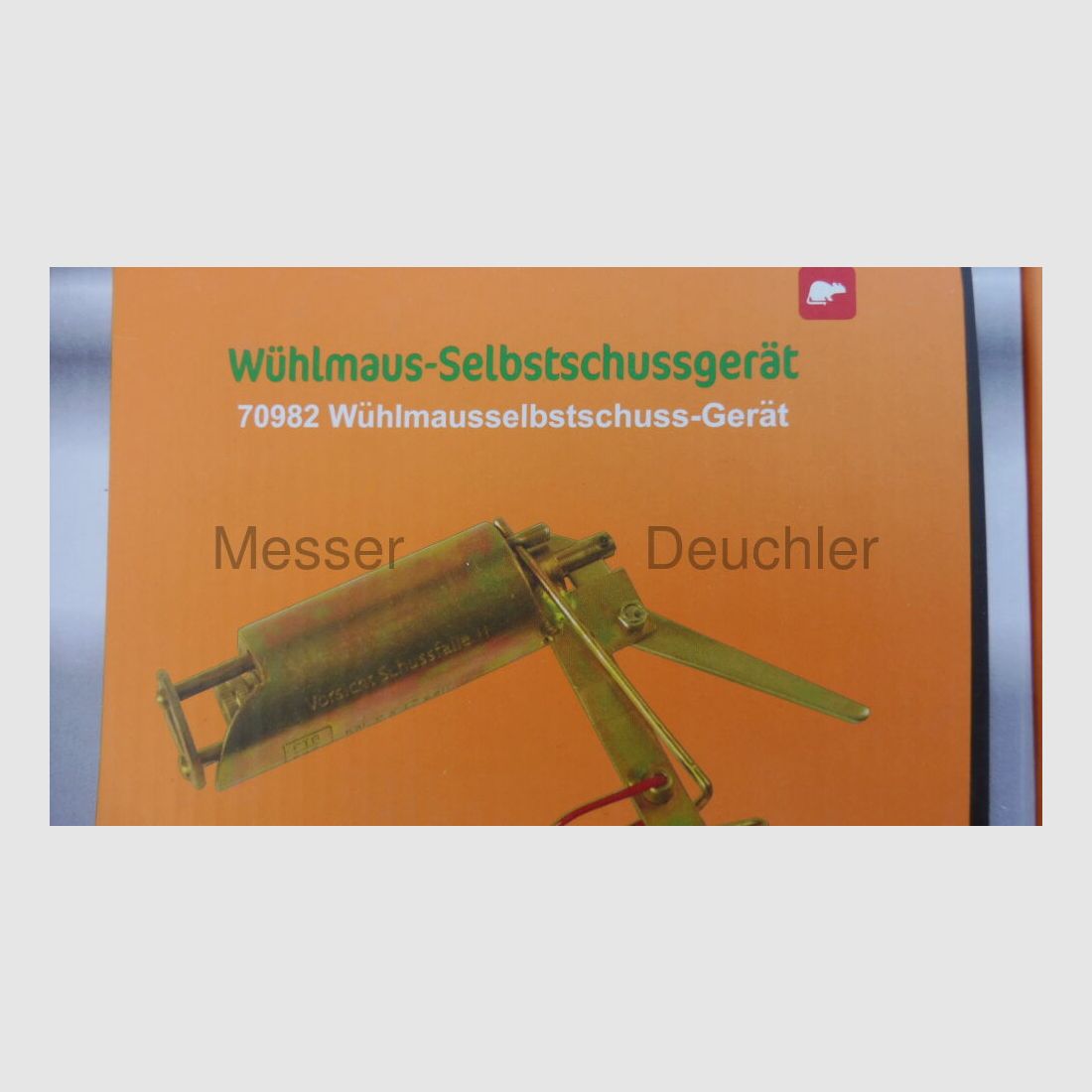 Wühlmausschussgerät	 Gobel