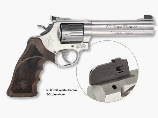 S&W 686 Target Champion Match Master Revolver matt .357 Mag