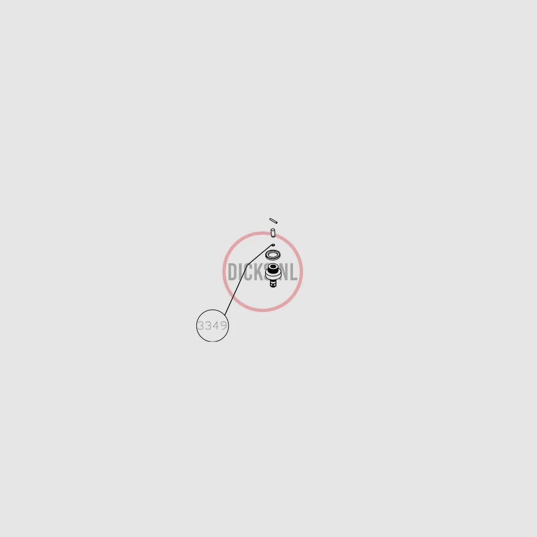 Hatsan 3349 | check valve o-ring Velox, afbeelding 3 van 6