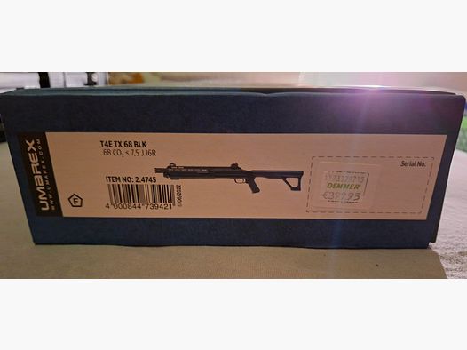 RAM PUMPGUN UMAREX HDX 68 /TX 68 NIEUW