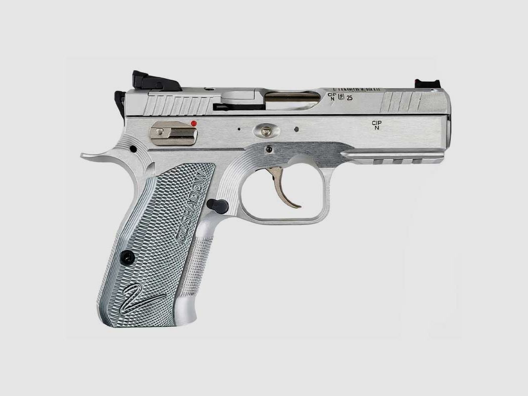 Pistolet CZ SHADOW 2 Compact OR Industrial Silver kal. 9x19, zdjęcie 1 z 2