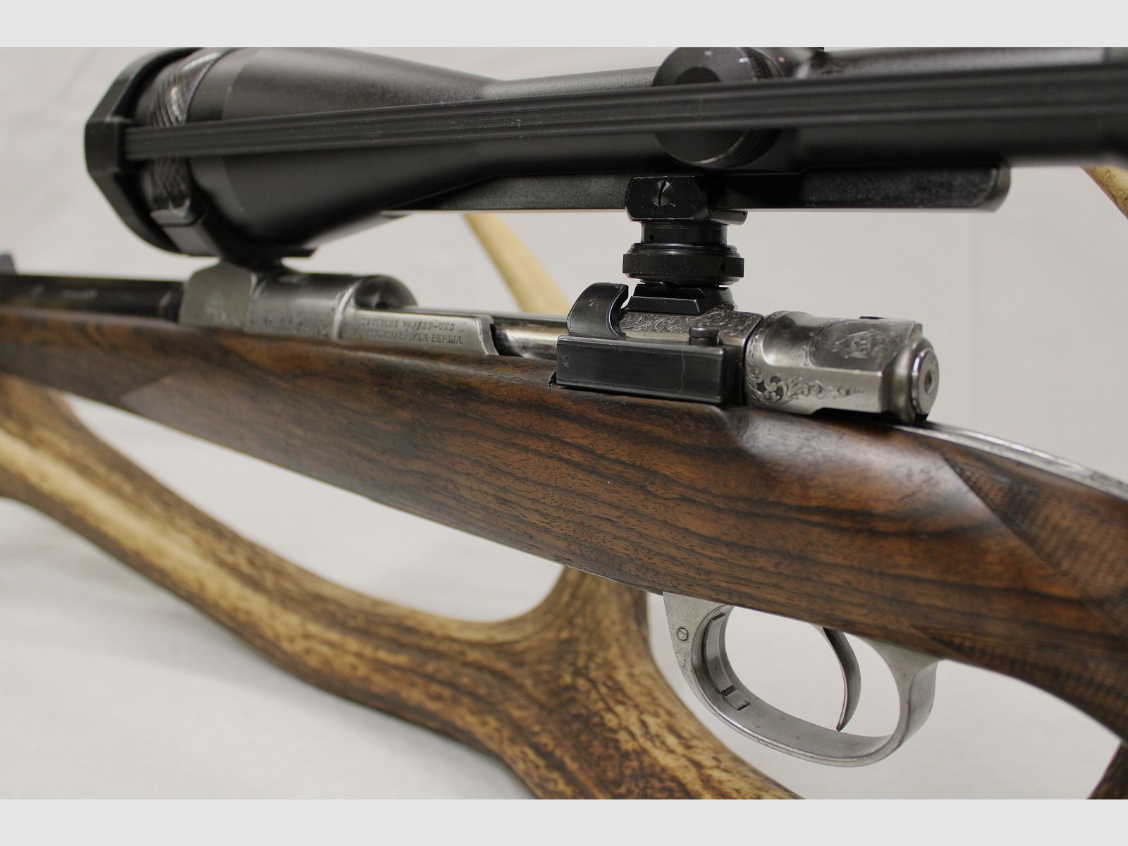 Repetierbüchse Mauser DWM Luxus Büchse 9,3 x 62 Keilerbüchse mit Gravur Rarität Kahles 8 x 56 LP