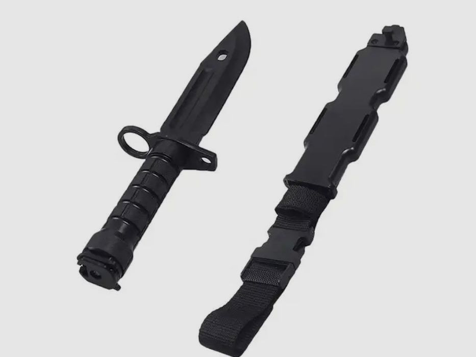 M9 Training Bayonett mit Scheide schwarz