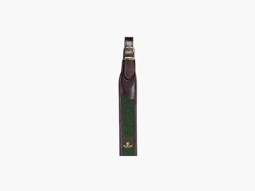 GURT FÜR BÜCHSE AUS GRÜNEM LODEN R4017