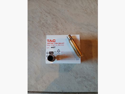 Verkaufe Geco Tac .308 Win. Hülsen, gebr. 272 Stk.