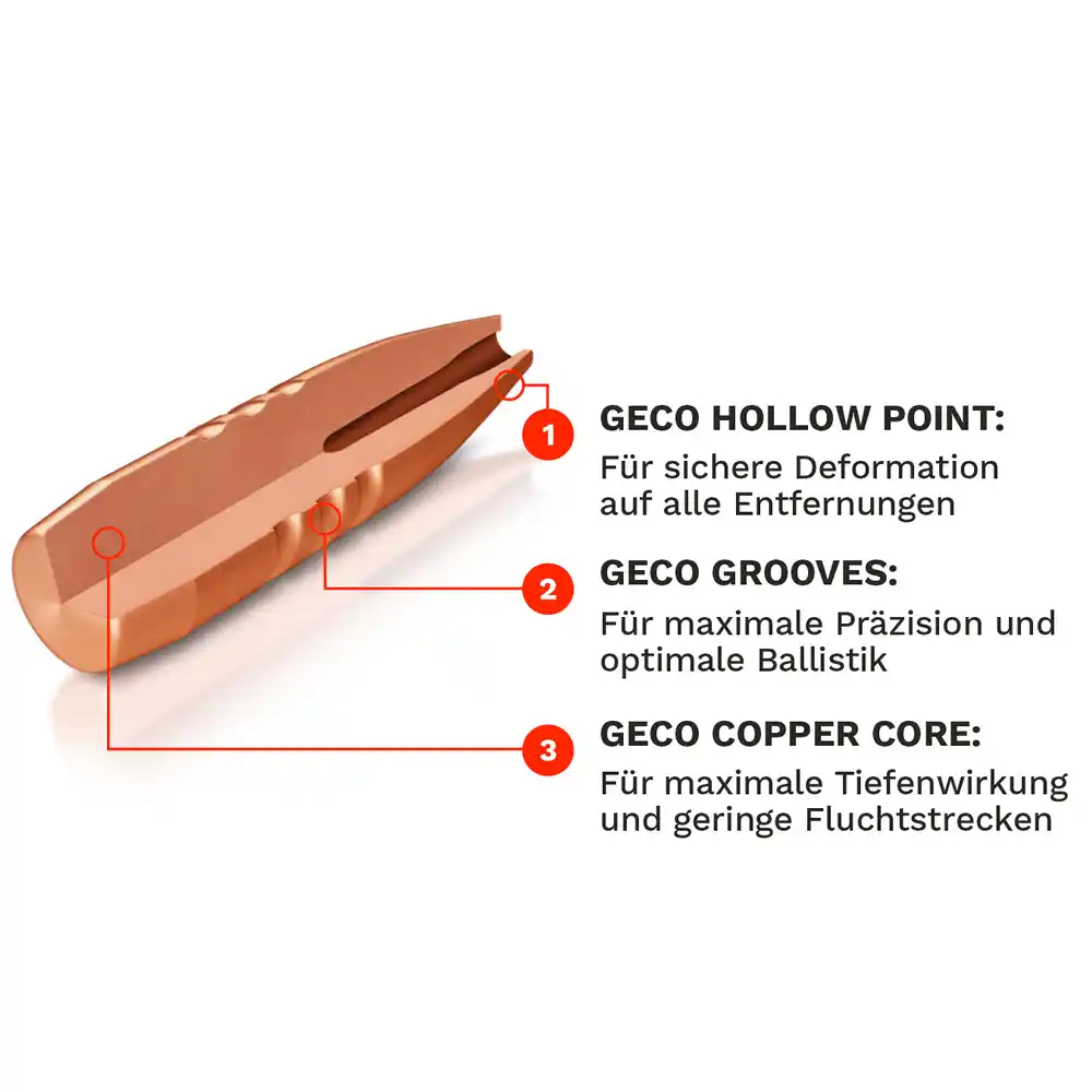 GECO Star .30-06 Spr. Geco 10,7g/165grs., Bild 3 von 4